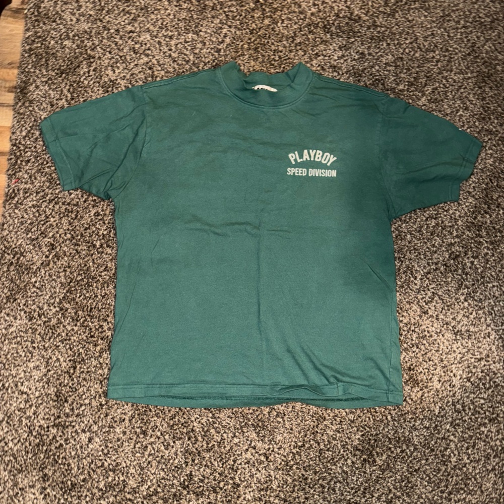 PLAYBOY Green Short Sleeve Tee